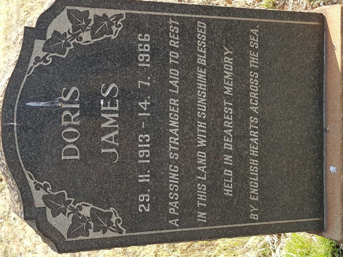 JAMES Doris 1913-1966