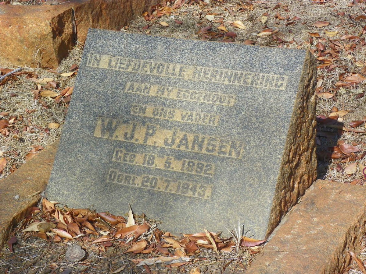JANSEN W.J.P. 1892-1943