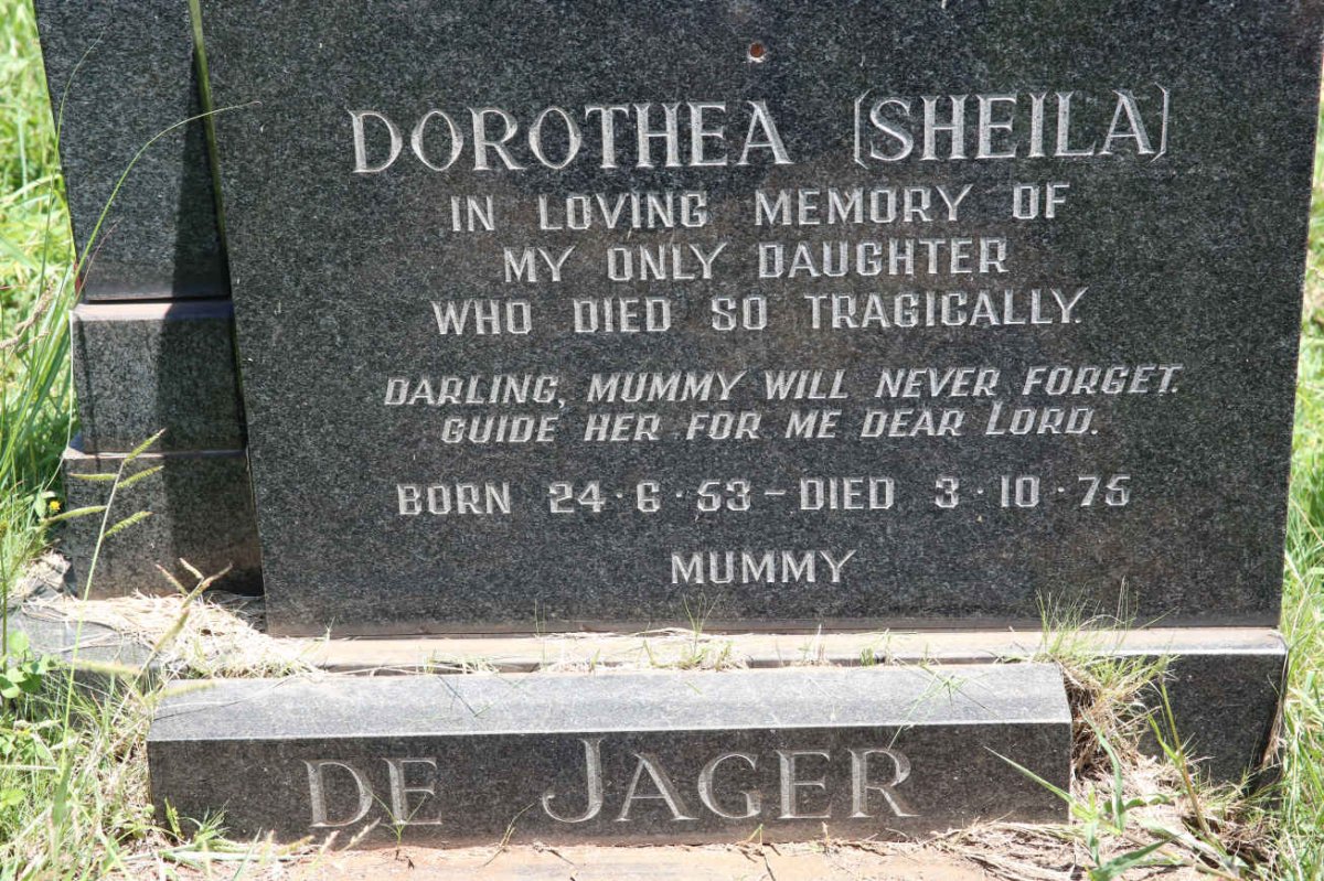 JAGER Dorothea, de 1953-1975