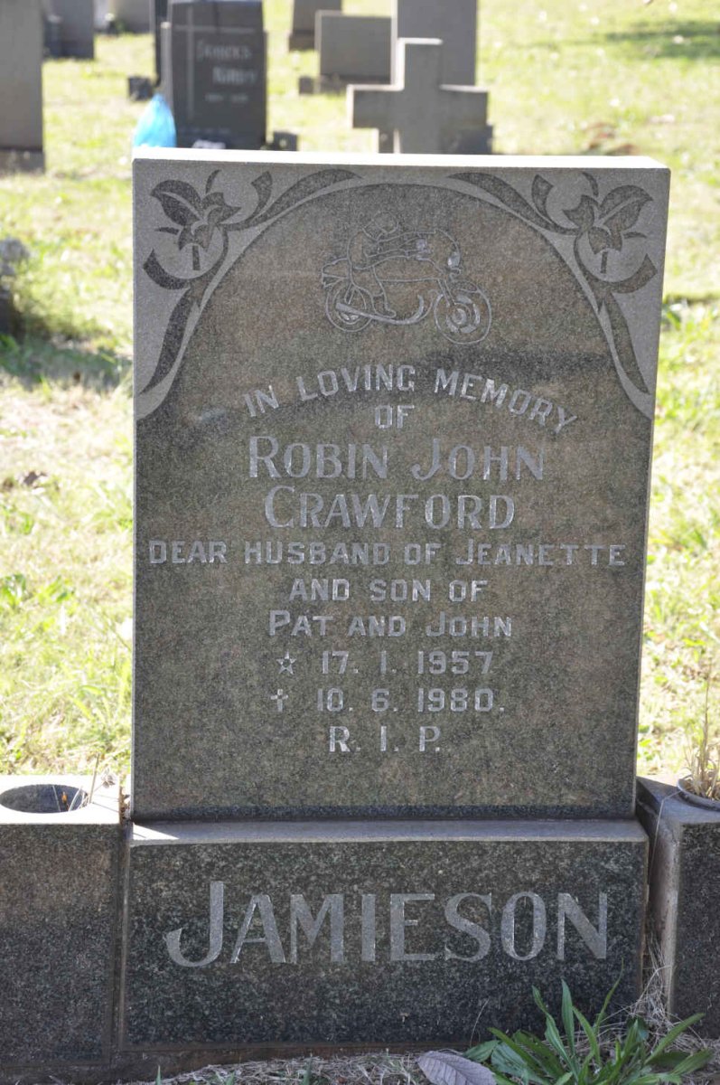 JAMIESON Robin John Crawford 1957-1980