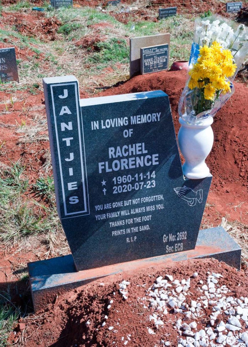 JANTJIES Rachel Florence 1960-2020