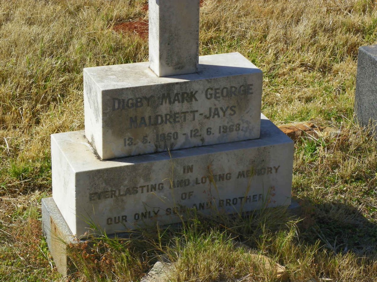JAYS Digby Mark George, NALDRETT 1950-1968