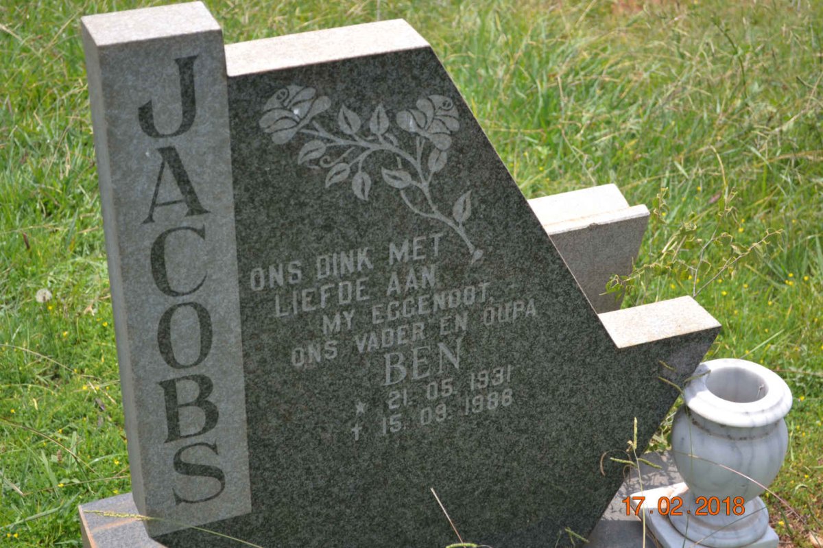 JACOBS Ben 1931-1988