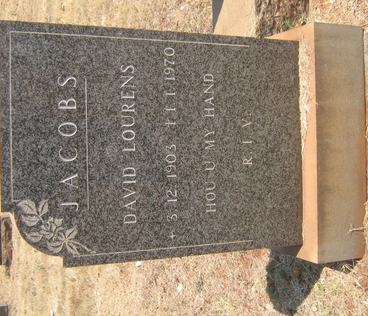 JACOBS David Lourens 1903-1970