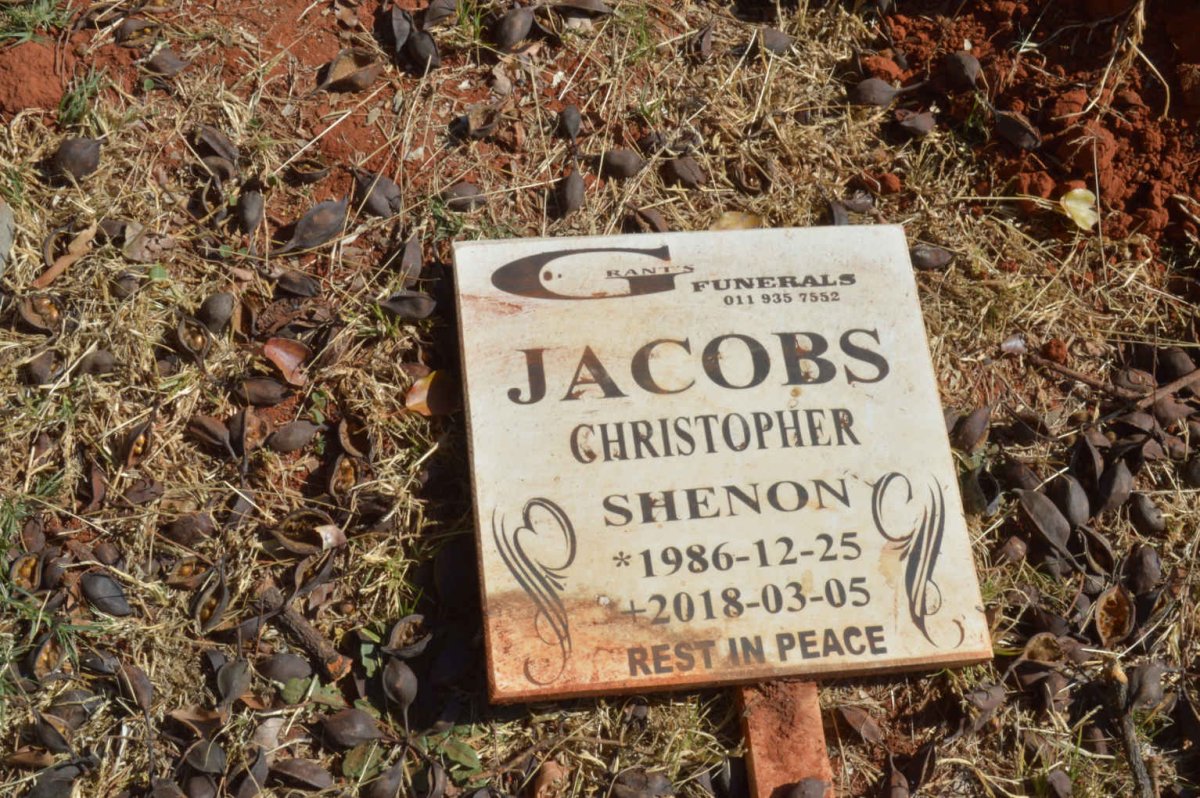 JACOBS Christopher Shenon 1986-2018