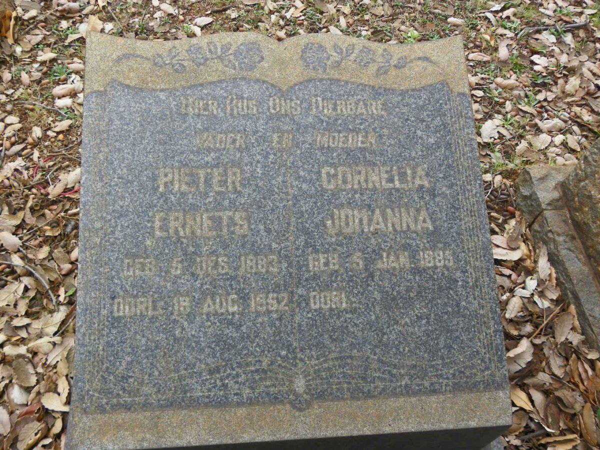 JACOBS Pieter Ernets 1883-1952 &amp; Cornelia Johanna 1885-