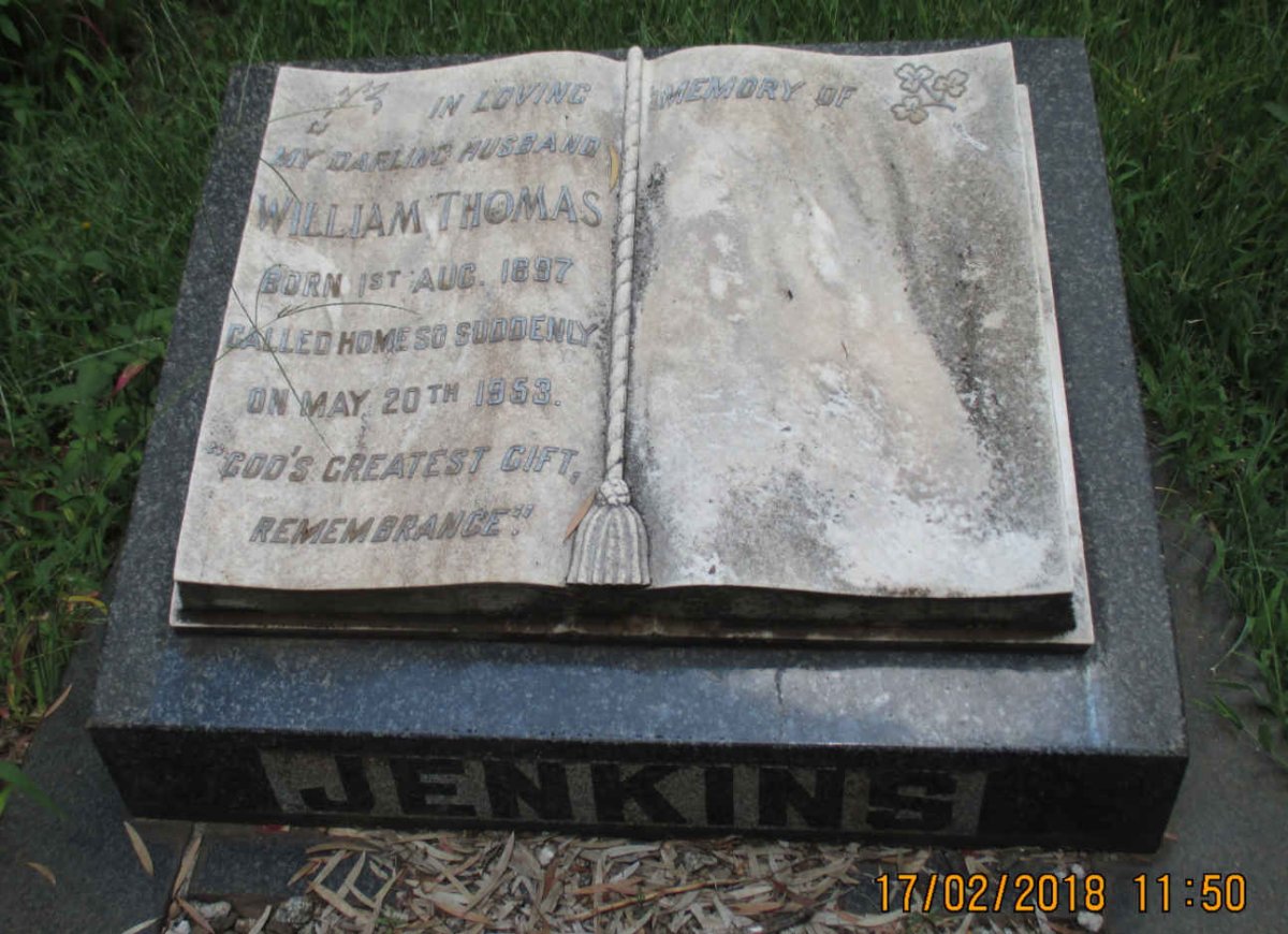 JENKINS William Thomas 1897-1953