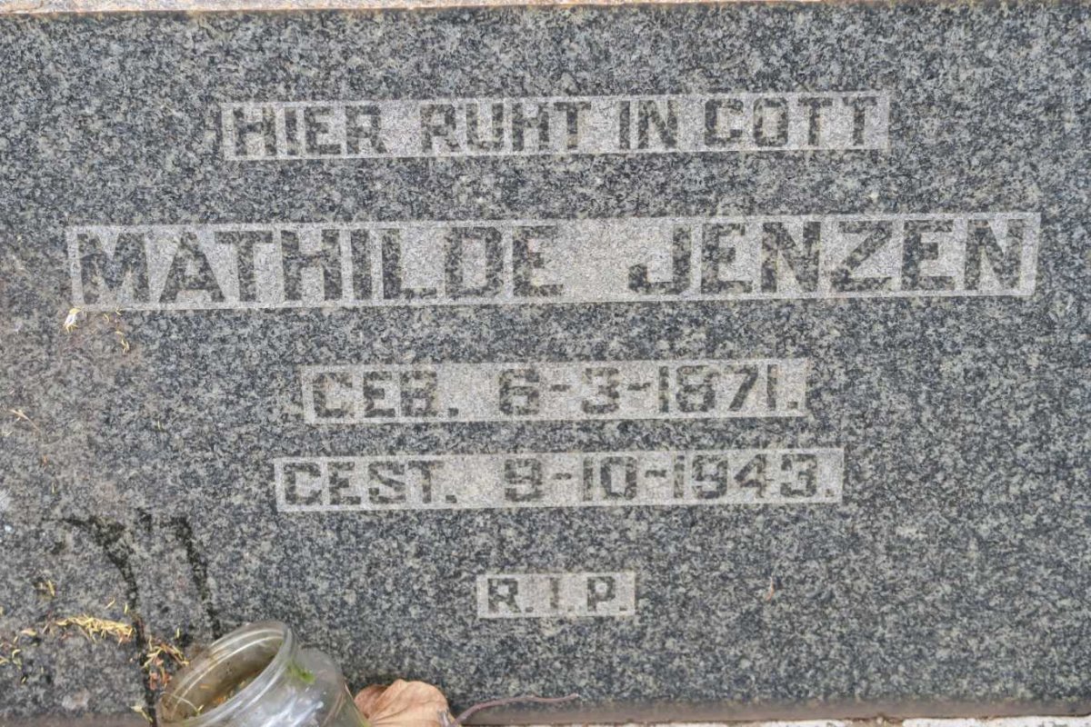 JENZEN Mathilde 1871-1943