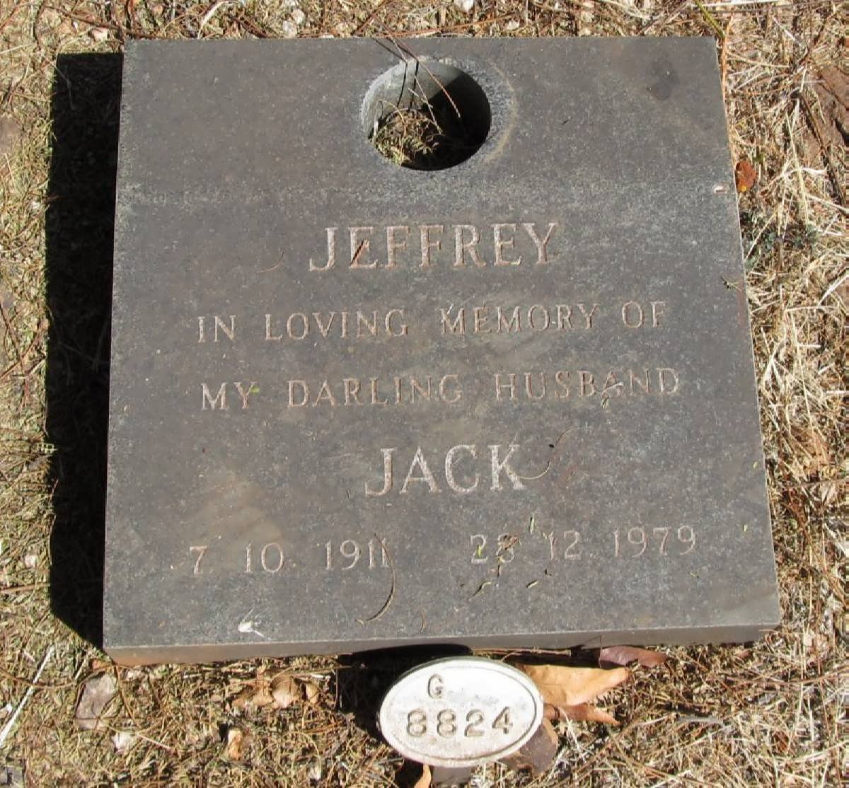 JEFFERY Jack 1911-1979
