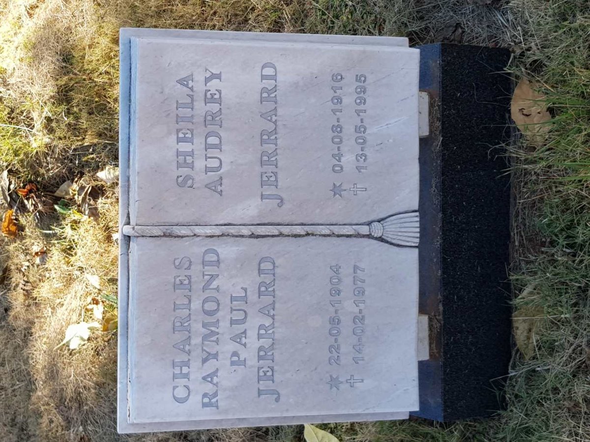 JERRARD Charles Raymond Paul 1904-1977 &amp; Sheila Audrey 1916-1995