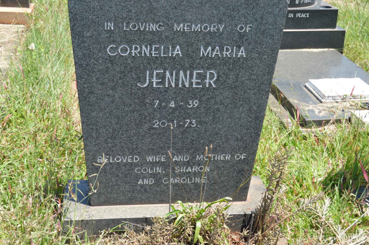 JENNER Cornelia Maria 1939-1973