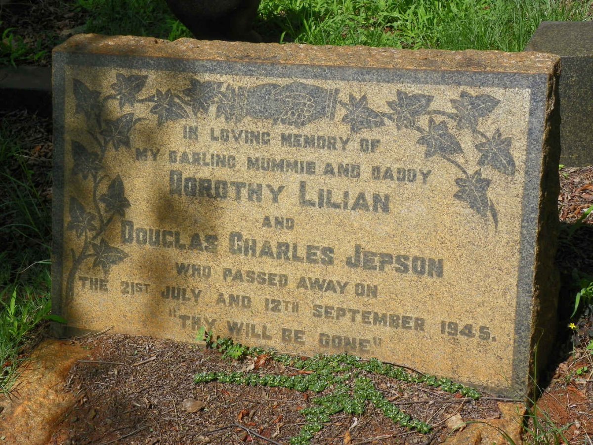 JEPSON Douglas Charles -1945 &amp; Dorothy Lilian -1945