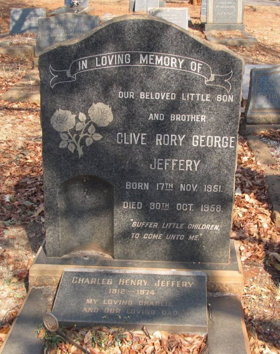 JEFFERY Charles Henry 1912-1974 :: JEFFERY Clive Rory George 1951-1958