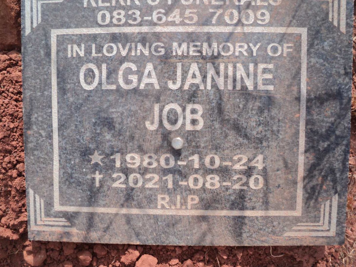 JOB Olga Janine 1980-2021
