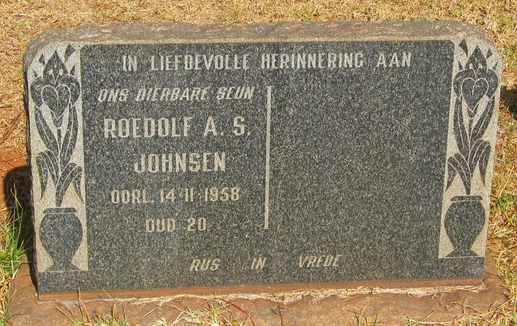 JOHNSEN Roedolf A.S. -1958
