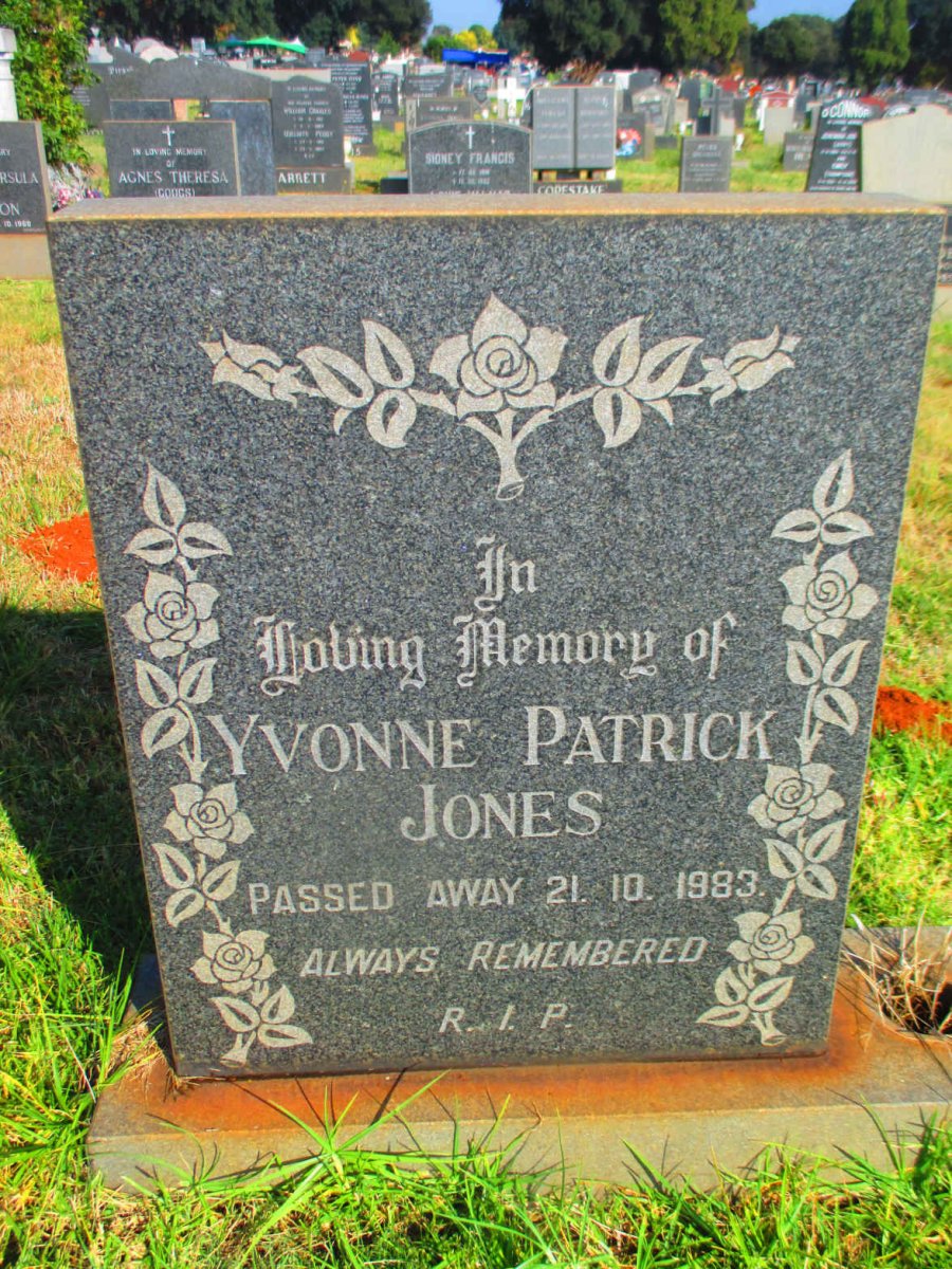 JONES Yvonne Patrick -1983