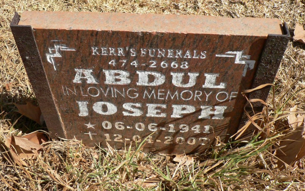 JOSEPH Abdul 1941-2007