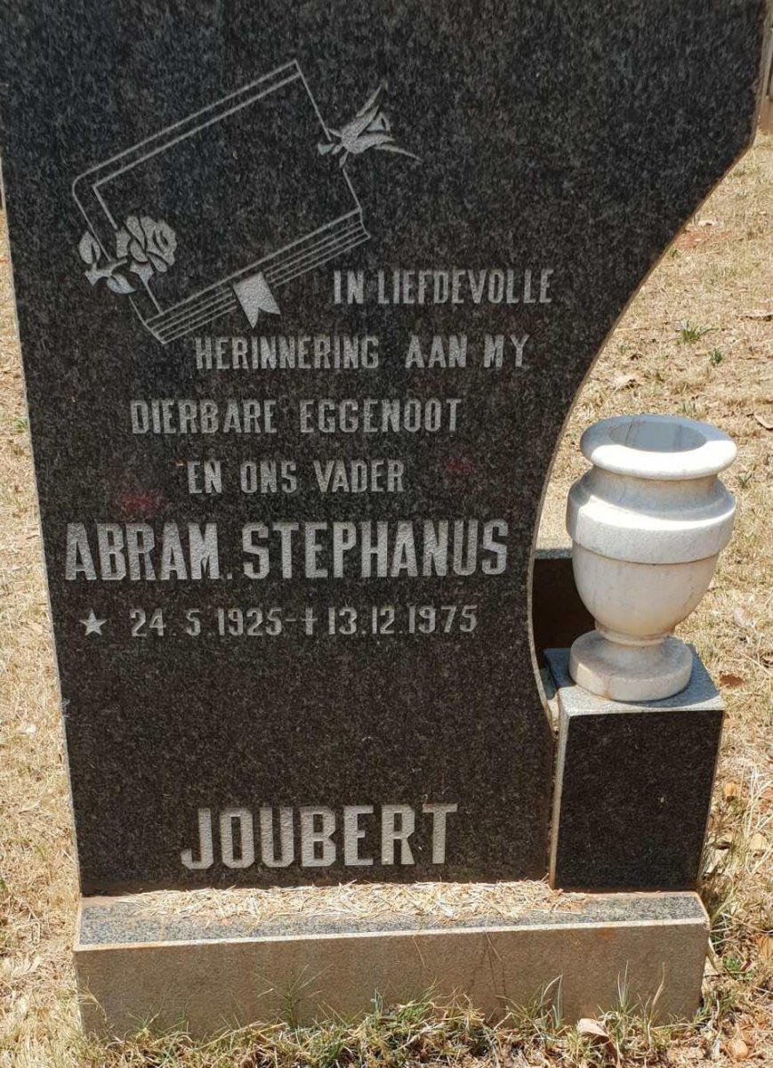 JOUBERT Abram Stephanus 1925-1975