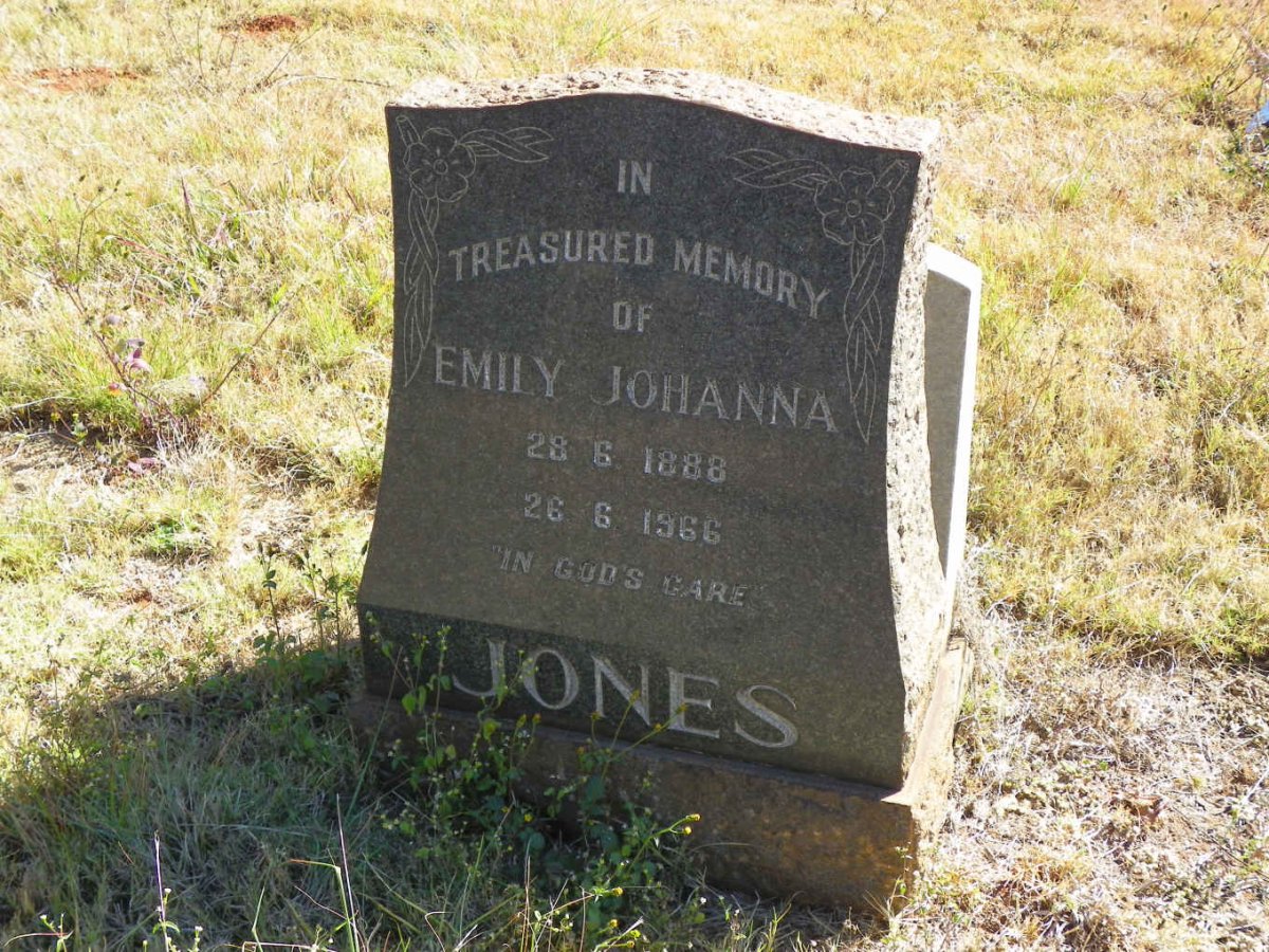 JONES Emily Johanna 1888-1966