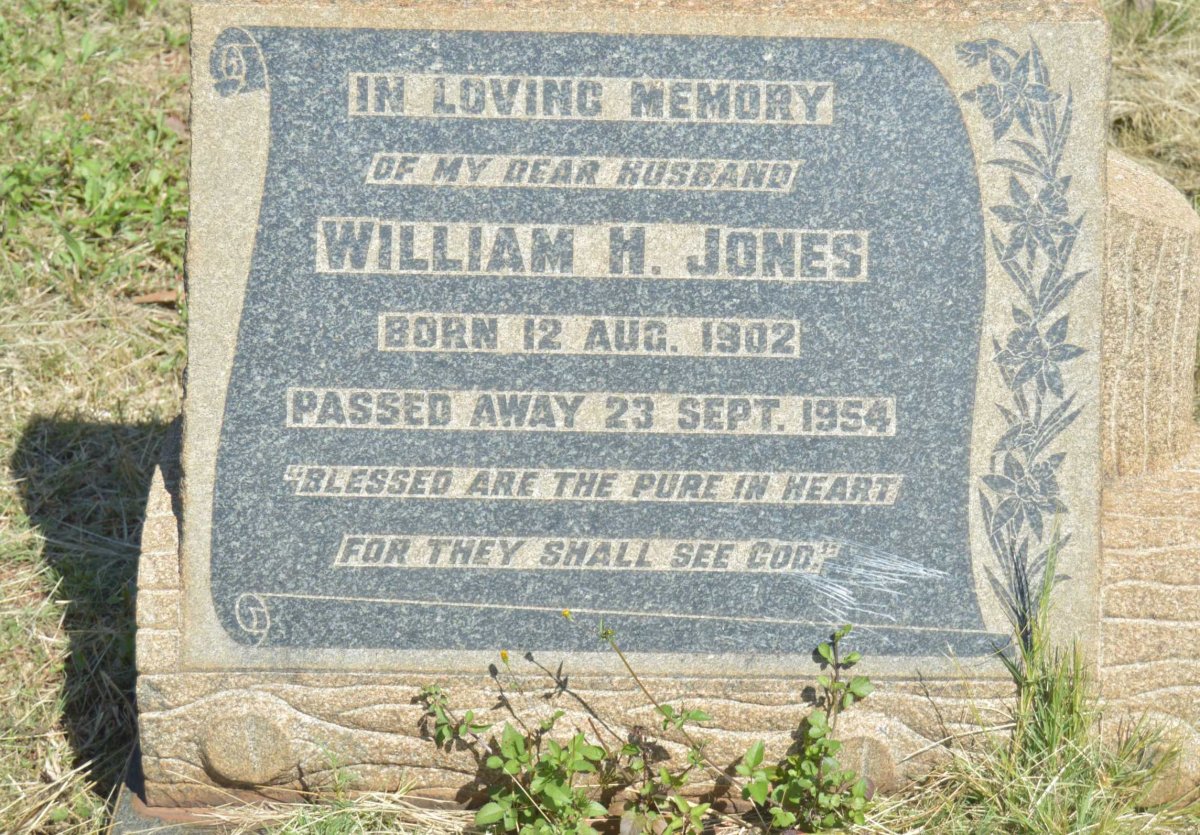 JONES William H. 1902-1954