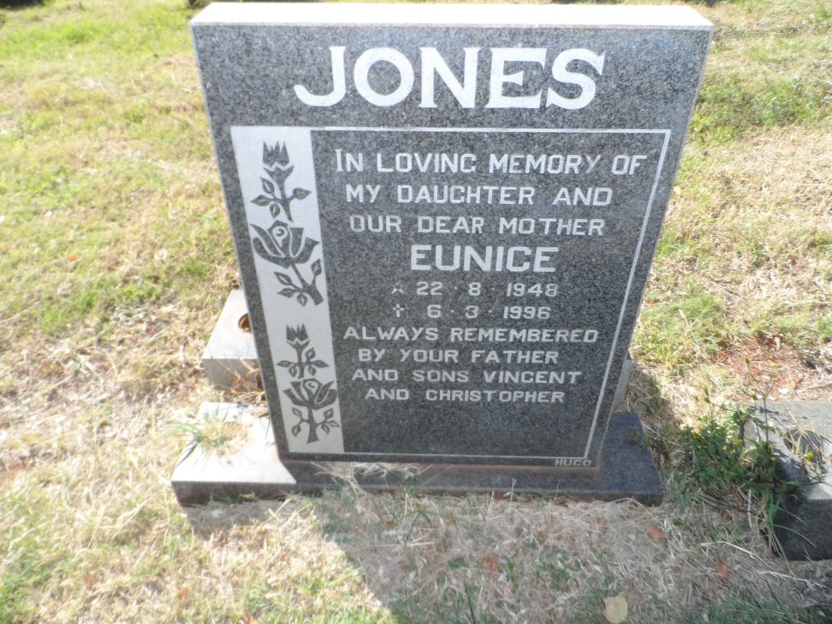 JONES Eunice 1948-1996