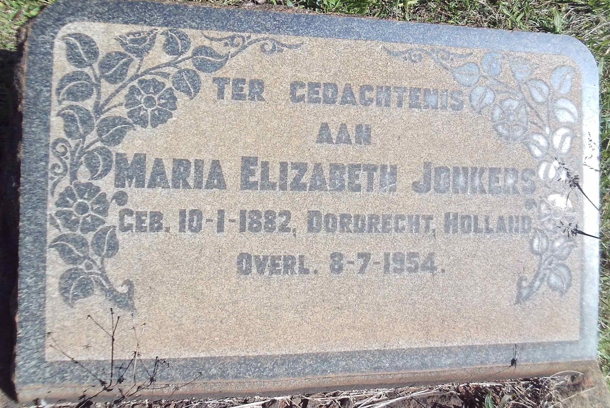JONKERS Maria Elizabeth 1882-1954