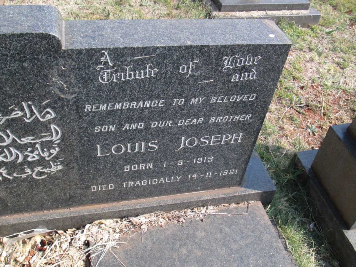 JOSEPH Louis 1913-1961