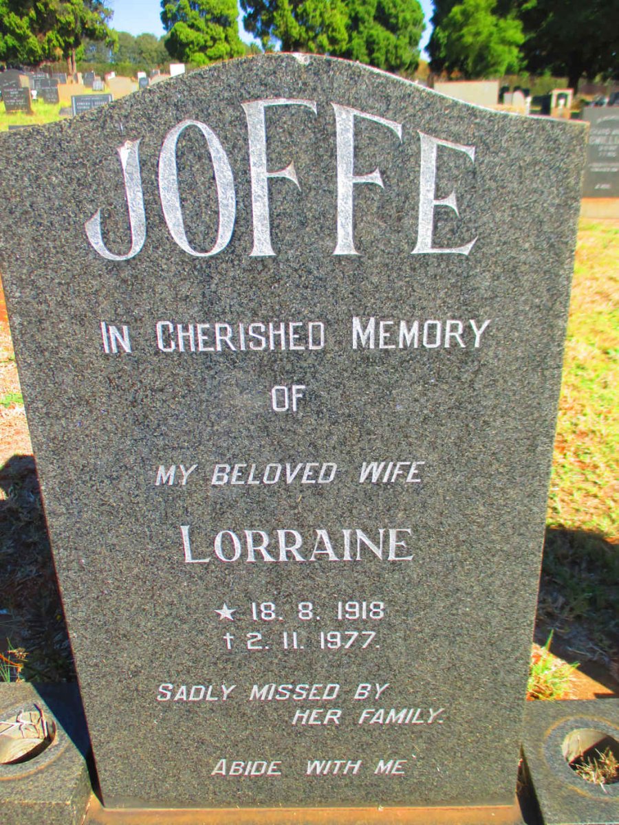JOFFE Lorraine 1918-1977