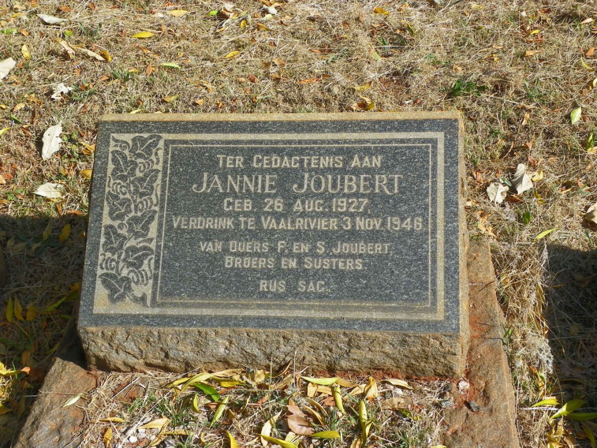 JOUBERT Jannie 1927-1946