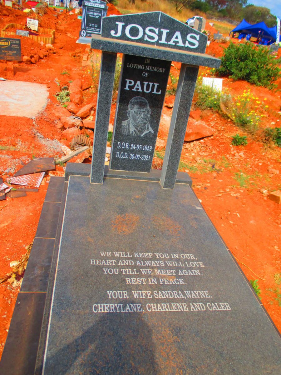 JOSIAS Paul 1959-2021