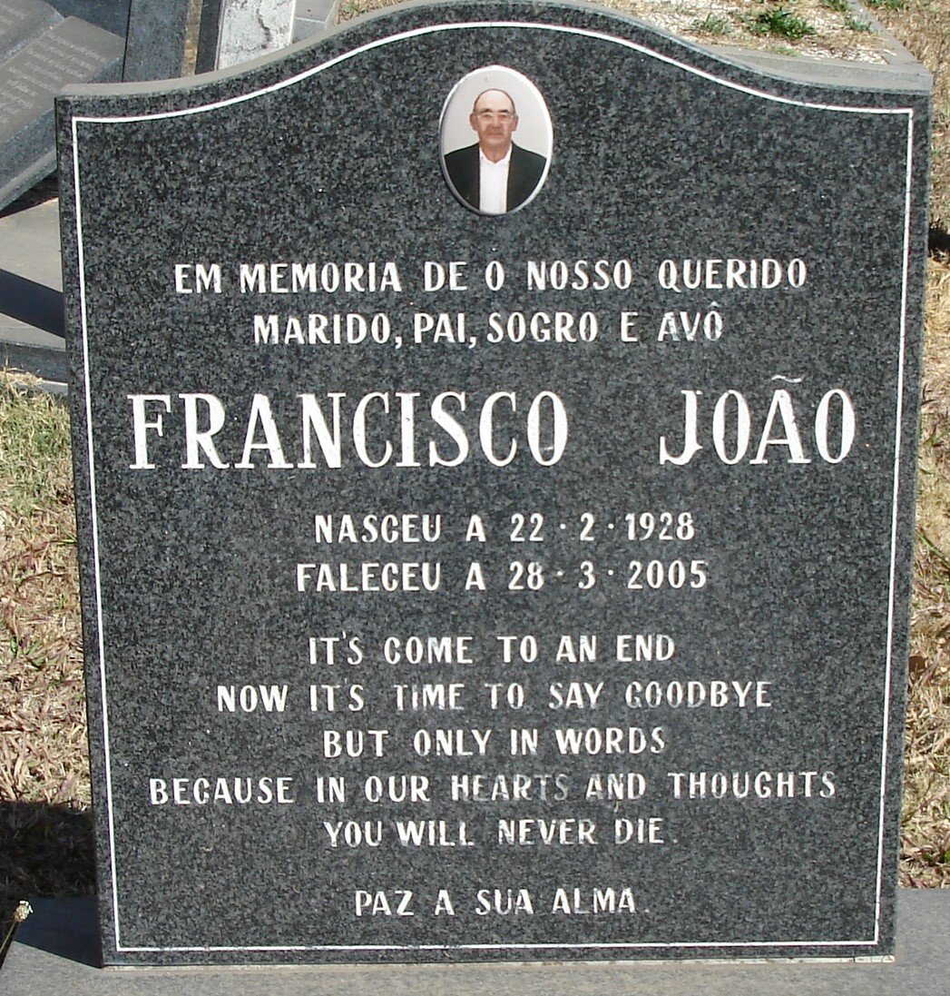 JOAO Francisco 1928-2005