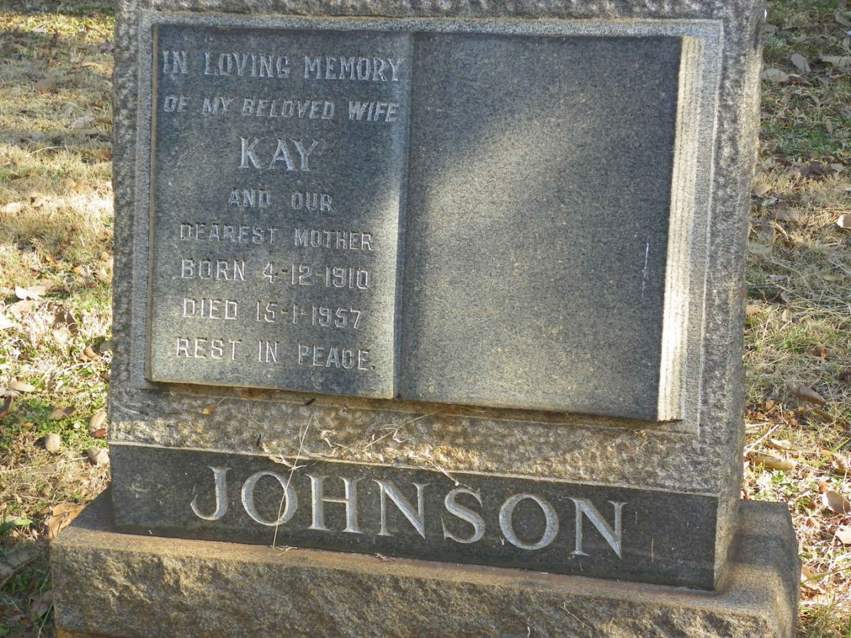 JOHNSON Kay 1910-1957
