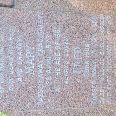 JOSEPH Fred 1908-1988 &amp; Mary -1972
