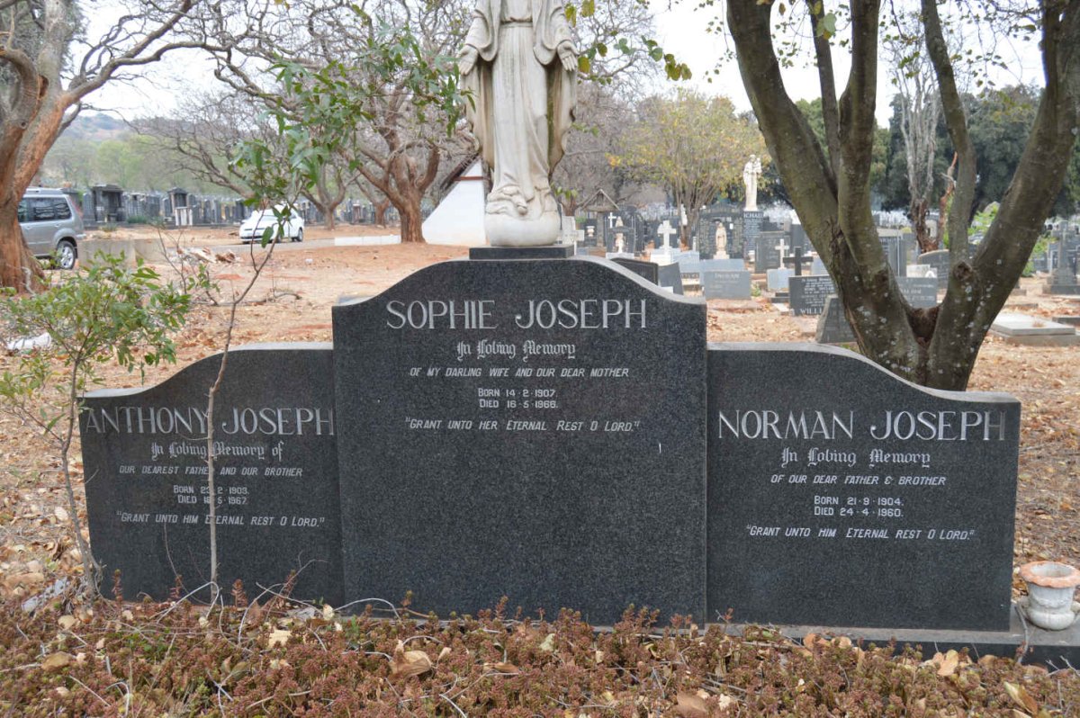 JOSEPH Anthony 1903-1967 :: JOSEPH Norman 1904-1960 :: JOSEPH Sophie 1907-1966