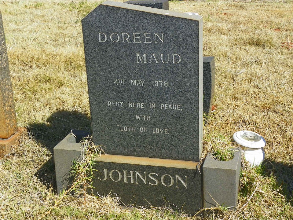 JOHNSON Doreen Maud -1979