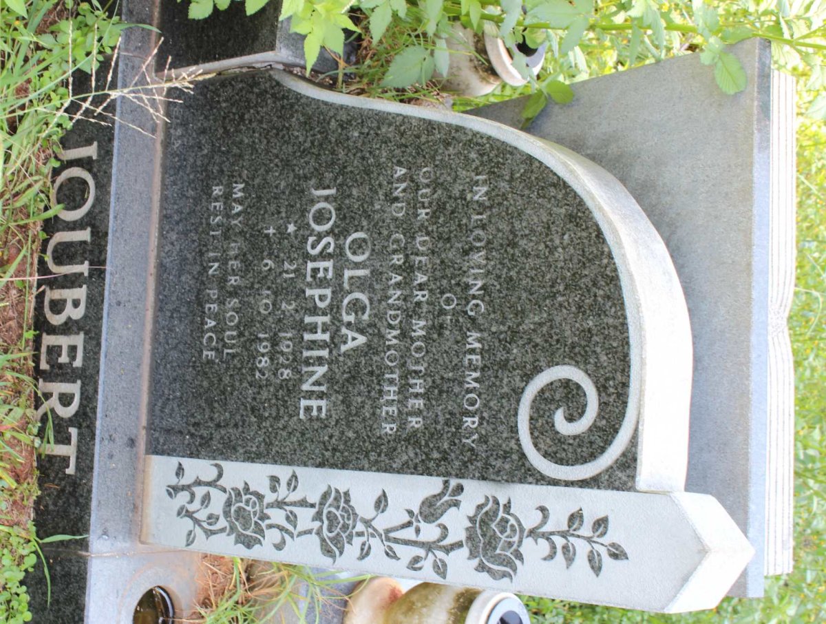 JOUBERT Olga Josephine 1928-1982