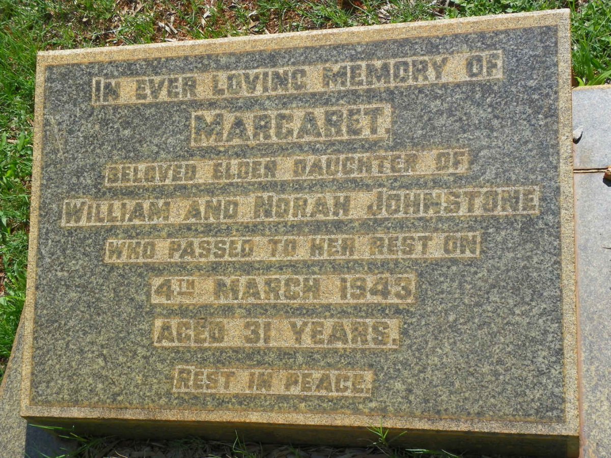 JOHNSTONE Margaret -1943