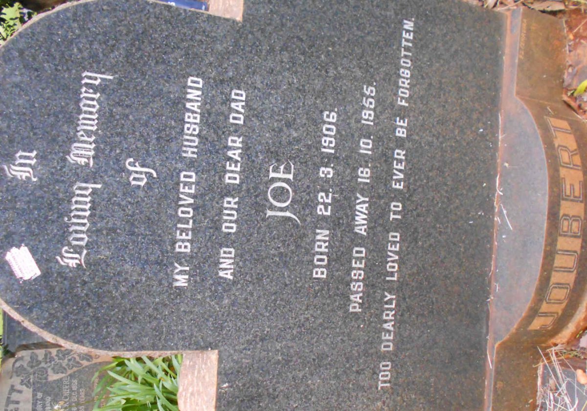 JOUBERT Joe 1906-1955