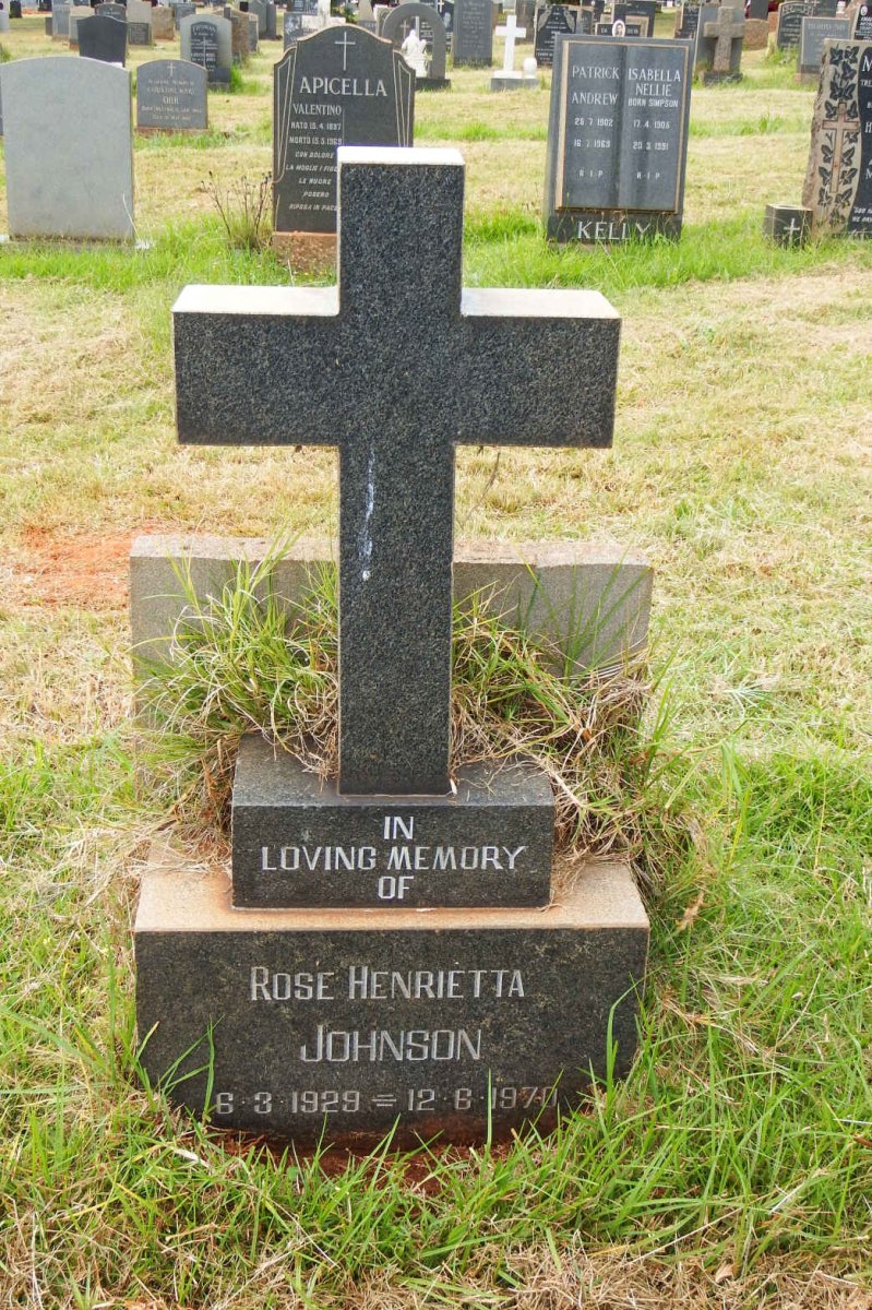 JOHNSON Rose Henrietta 1929-1970