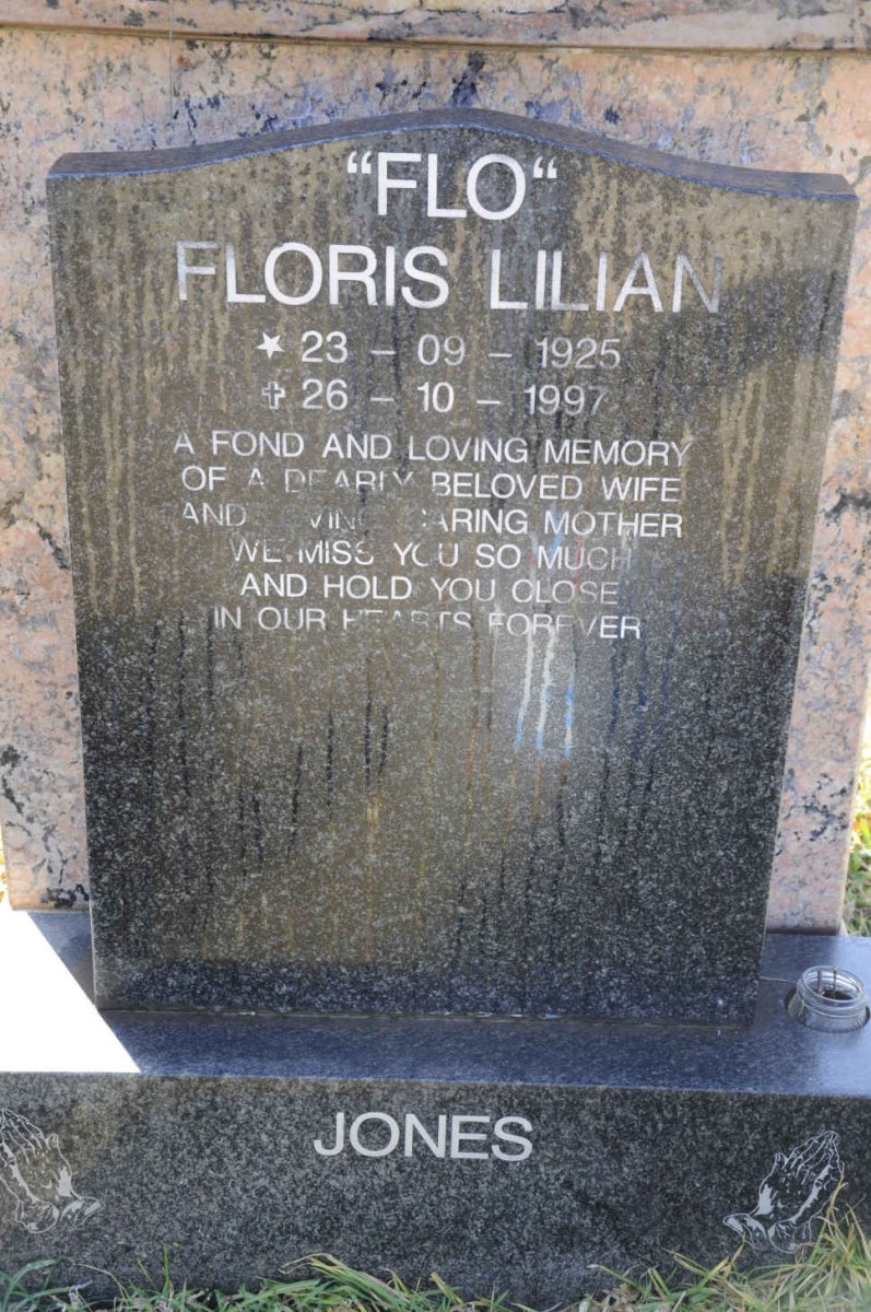 JONES Floris Lilian 1925-1997