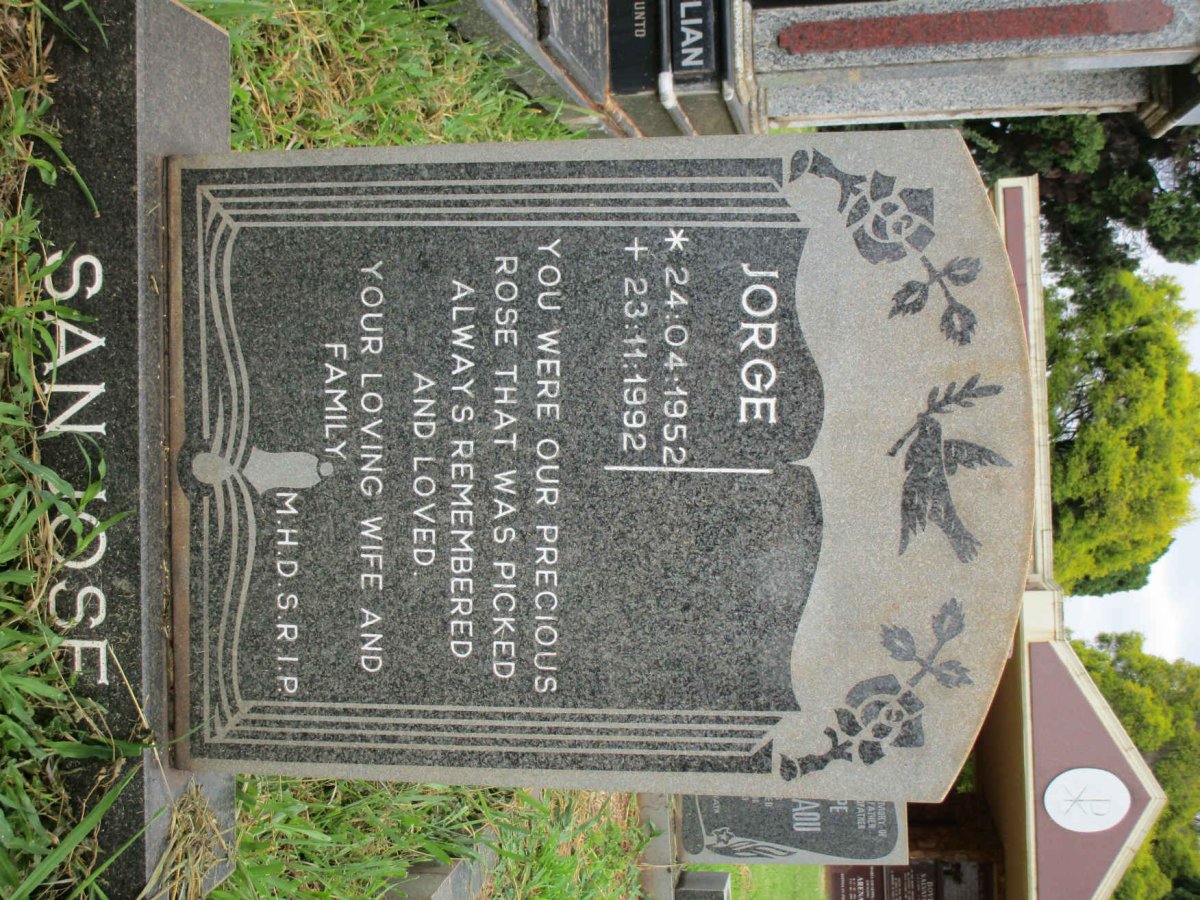 JOSE Jorge, San 1952-1992