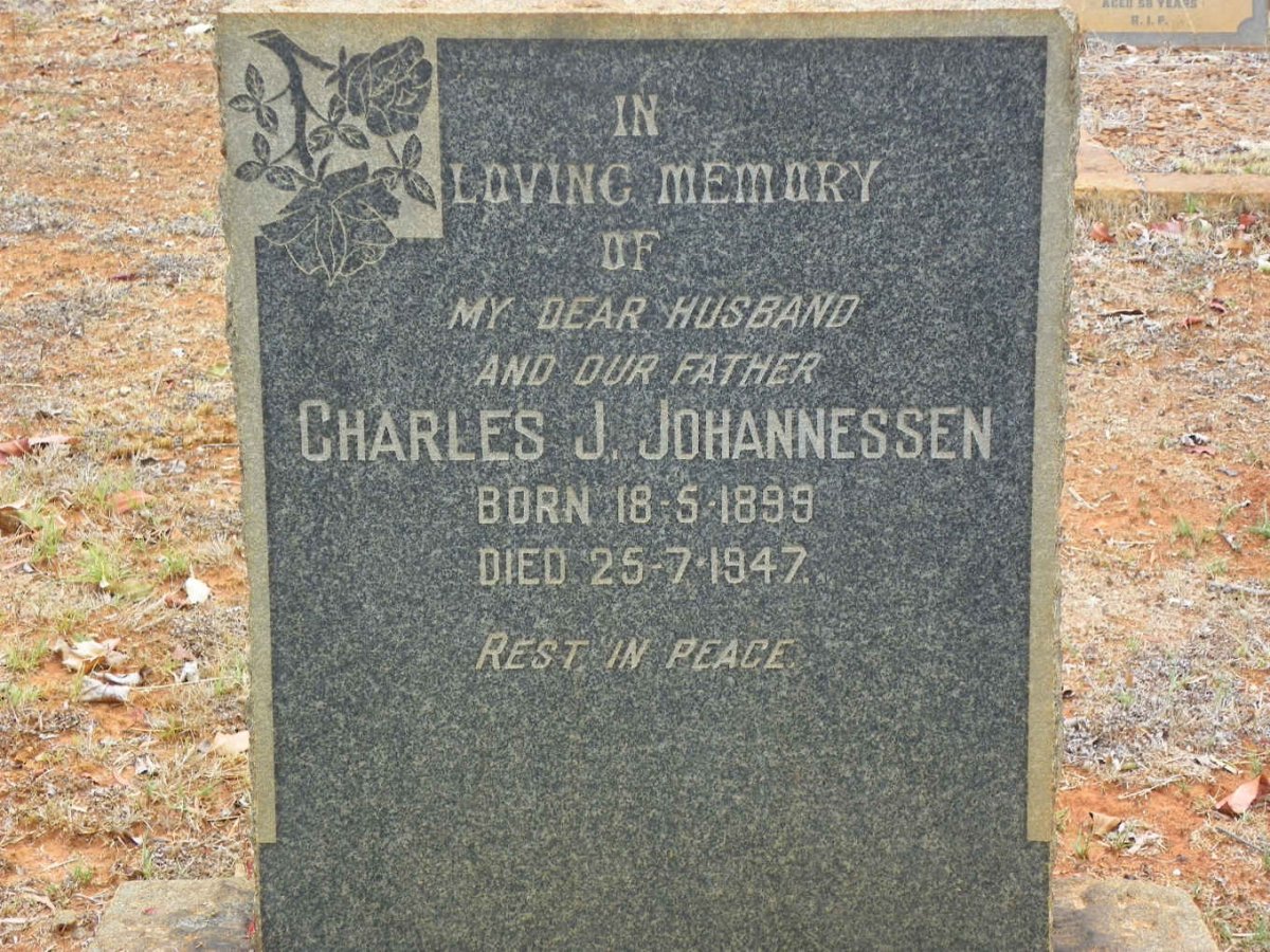 JOHANNESSEN Charles J. 1899-1947