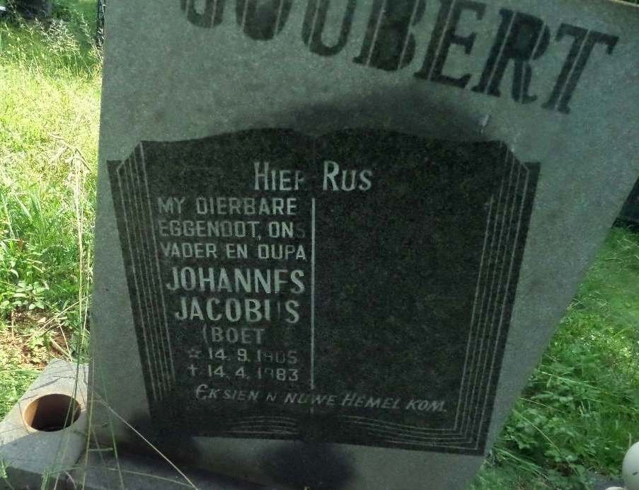 JOUBERT Johannes Jacobus 1905-1983