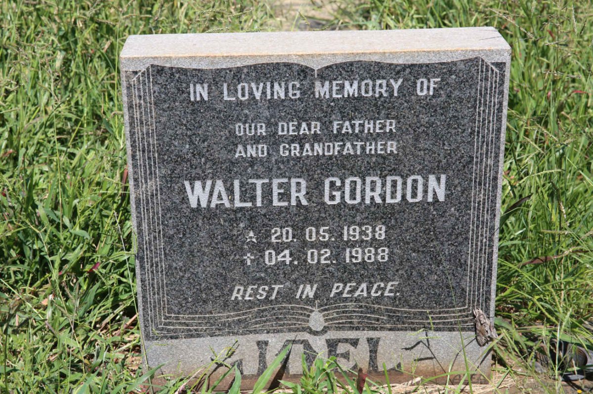 JOEL Walter Gordon 1938-1988