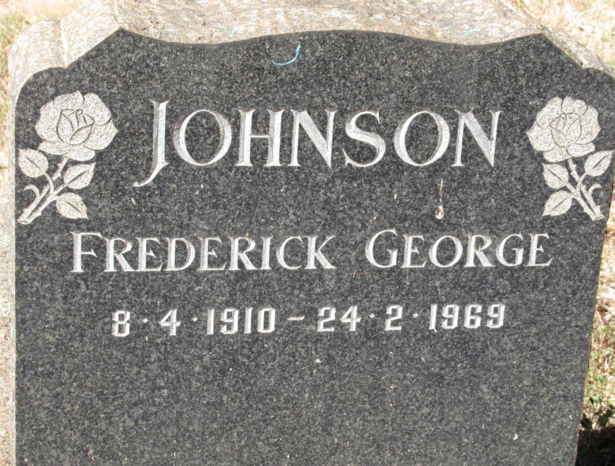 JOHNSON Frederick George 1910-1969