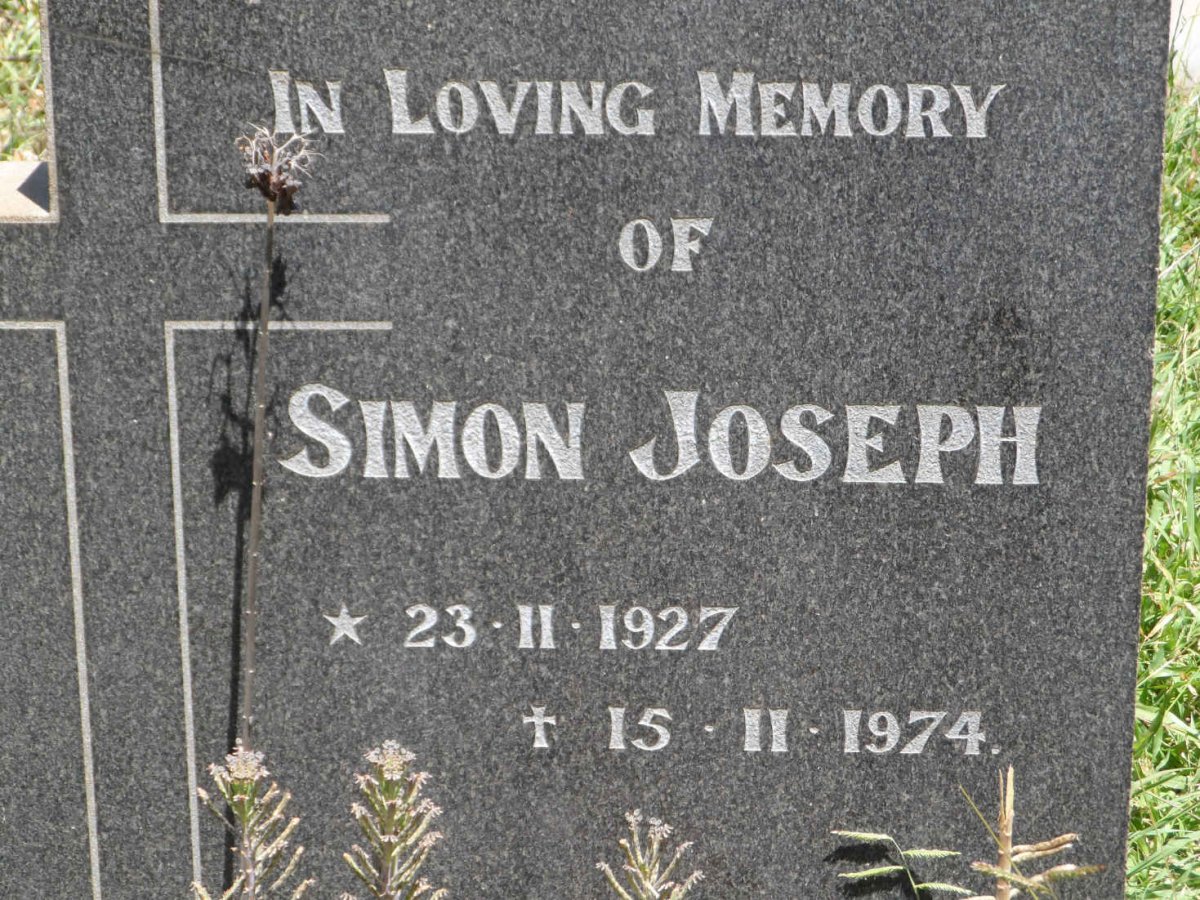 JOSEPH Simon 1927-1974