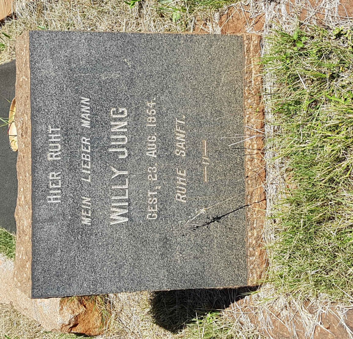 JUNG Willy -1954