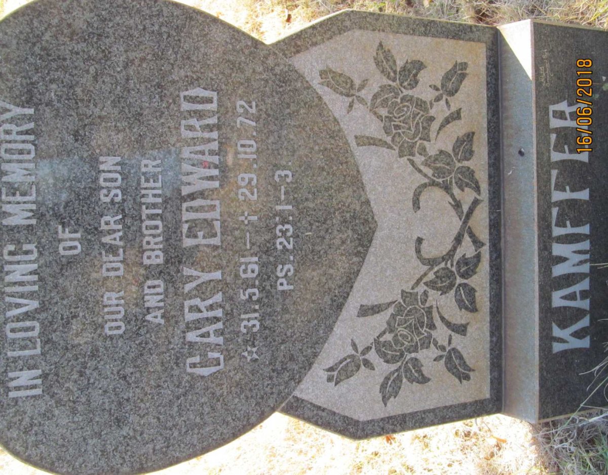 KAMFFER Gary Edward 1961-1972
