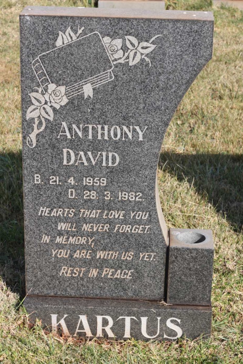 KARTUS Anthony David 1959-1982