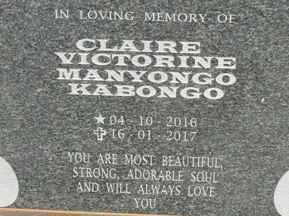 KABONGO Claire Victorine Manyongo 2016-2017